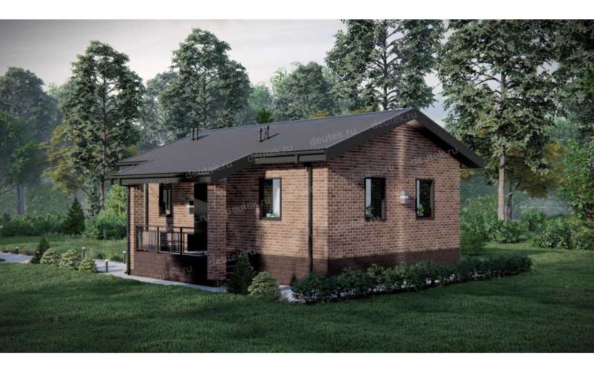 Проект бани с размерами 9 м на 8 м - P294.1