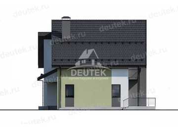 Проект двухэтажного жилого дома в европейском стиле с чердаком KVR-97