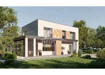 Проект двухэтажного дома с площадью до 200 кв м и сауной KVR-119