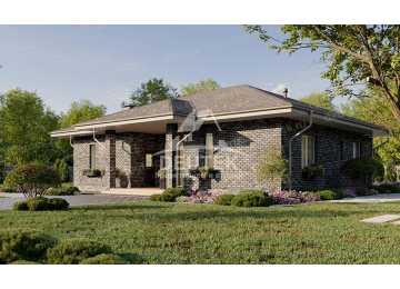 Проект жилого одноэтажного дома с площадью до 150 кв м - LK-321