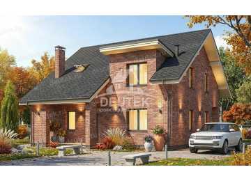 Проект загородного двухэтажного дома с размерами 10 м на 14 м - LK-330