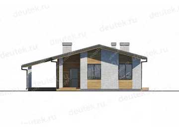 Проект одноэтажного дома с площадью до 150 кв м LK-1