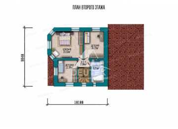 Проект трехэтажного дома с площадью до 250 кв м и одноместным гаражом KVR-86