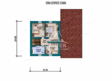 Проект двухэтажного дома с площадью до 250 кв м и двухместным гаражом KVR-112