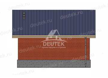 Проект дачного одноэтажного дома с площадью до 50 кв м - LK-295