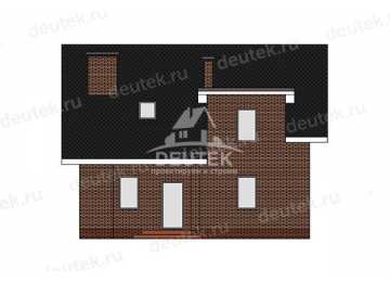 Проект загородного двухэтажного дома с размерами 10 м на 14 м - LK-330