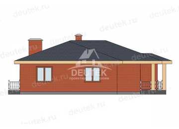 Проект загородного одноэтажного дома с площадью до 150 кв м - LK-359