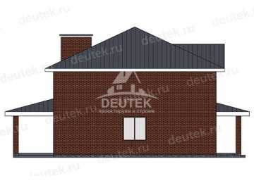 Проект загородного двухэтажного дома с четырьмя спальнями - LK-361