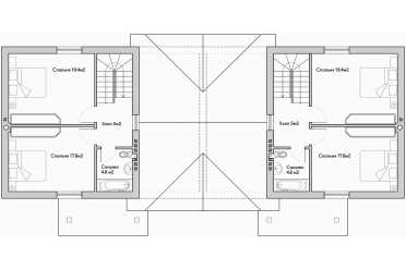 Проект трехэтажного дома из кирпича с одноместным гаражом DTV100314