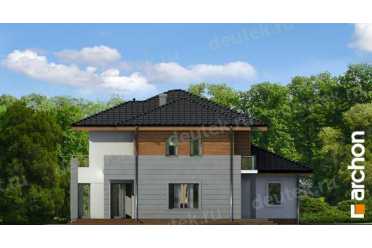 Проект двухэтажного дома с гаражом 18х15 DT0658