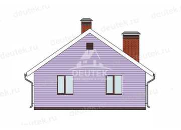 Проект жилого одноэтажного дома с площадью до 100 кв м - LK-342