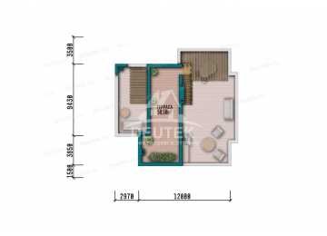  Проект двухэтажного дома площадью 317,7 м² — 4 спальни, просторные террасы и эксплуатируемая кровля - LK-549
